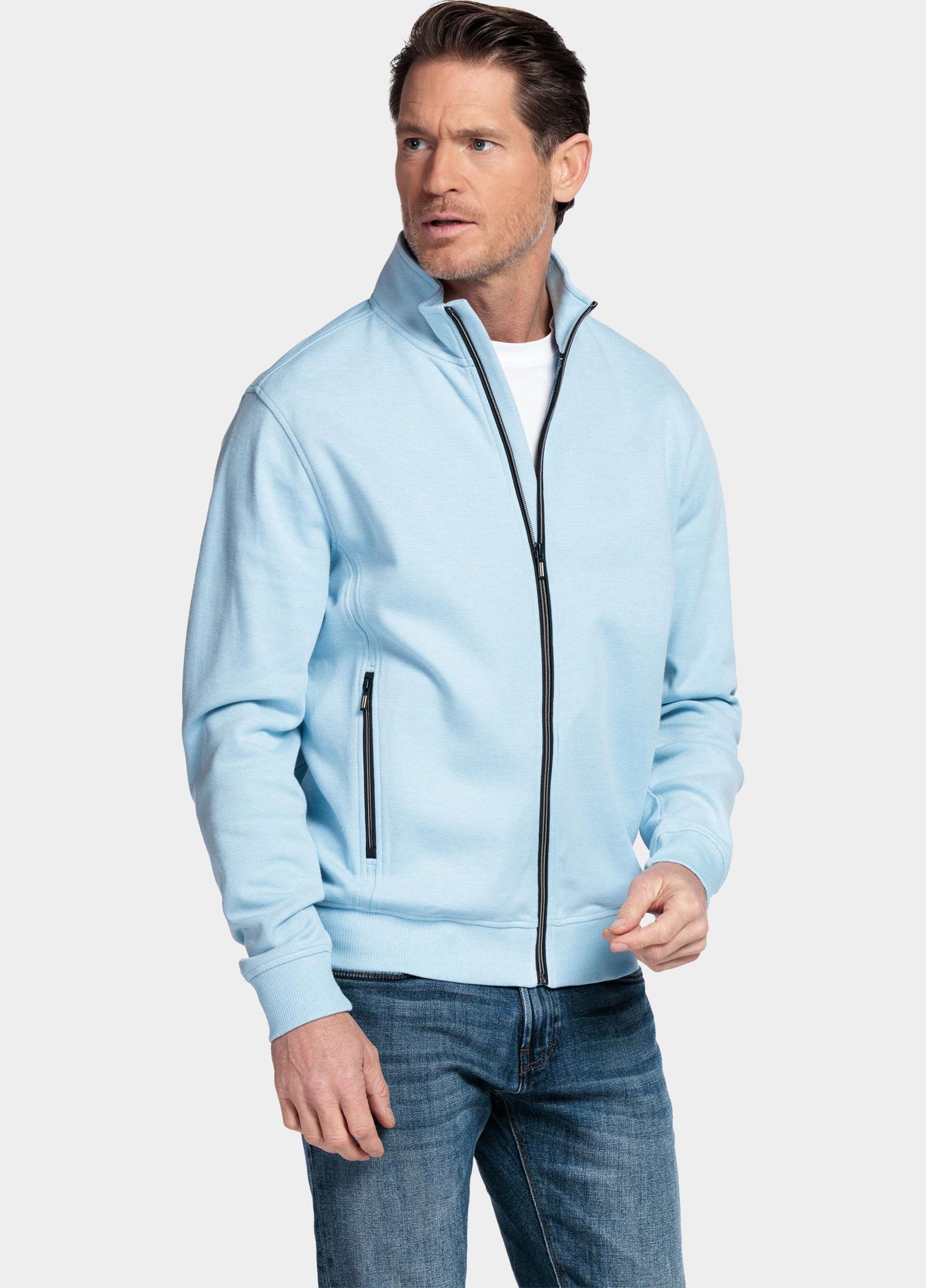 Baileys sweatvest heren Blauw Sweat Cardigan Zip  2-tone 612246/62