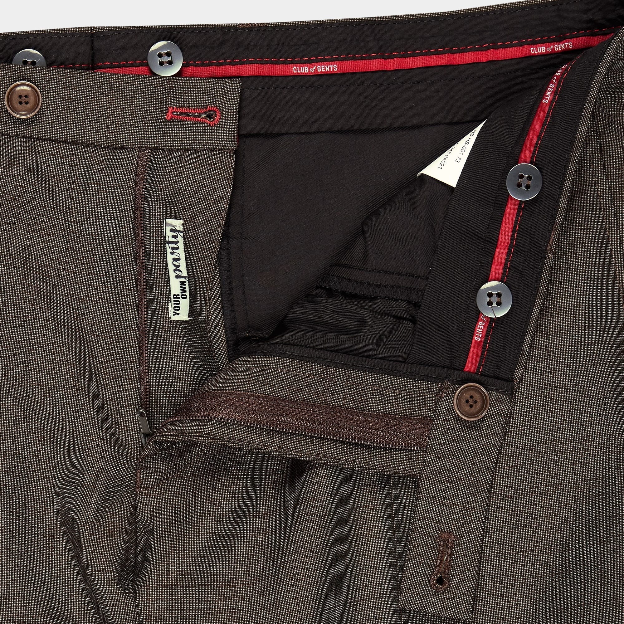 Club of Gents Pantalon Mix & Match Bruin HoseTrousers CG Pascal -N