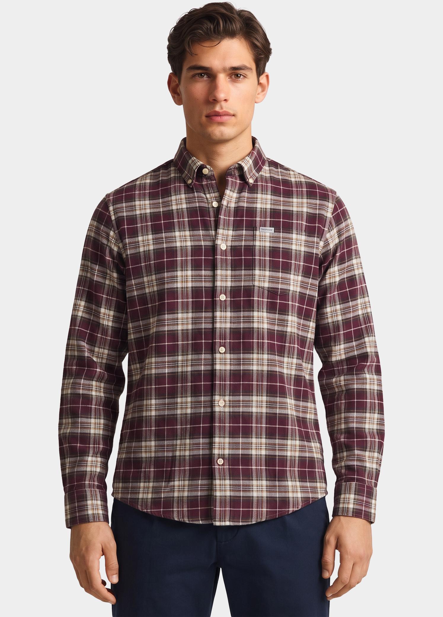Barbour Overhemd heren Rood Telfield MSH5637/RE86