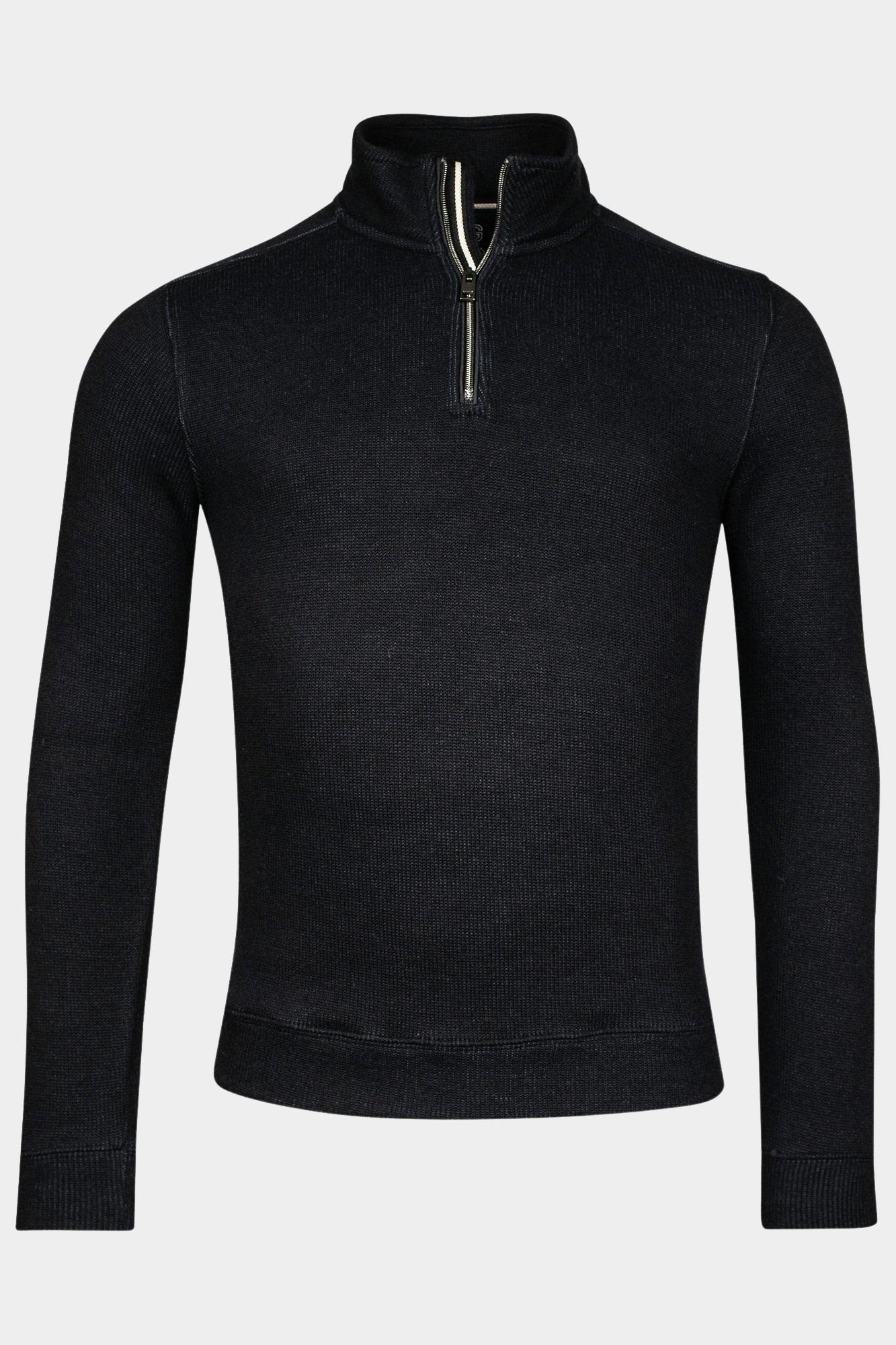 Giordano Half Zip Blauw Riccardo 1/4 Zip Sweat 423506/60