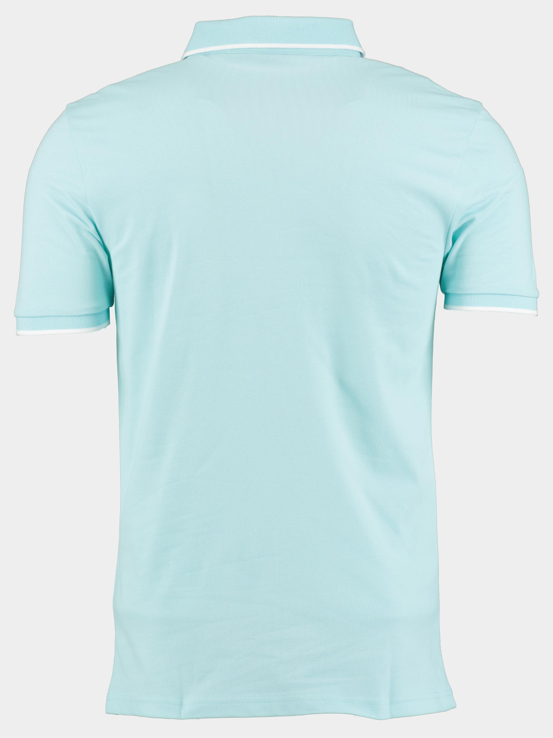 BOSS Orange Polo korte mouw Blauw Passertip 10242645 01 50472665/461