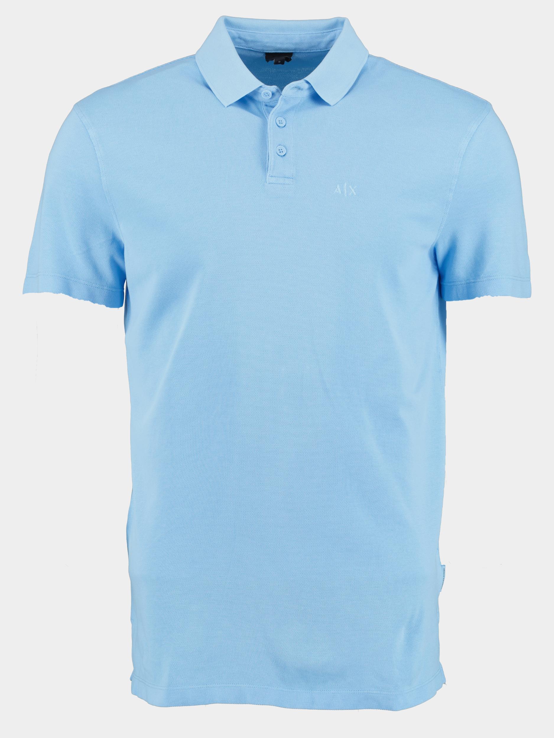 Armani Exchange Polo korte mouw Blauw  3DZFAB.ZJXUZ/15DF