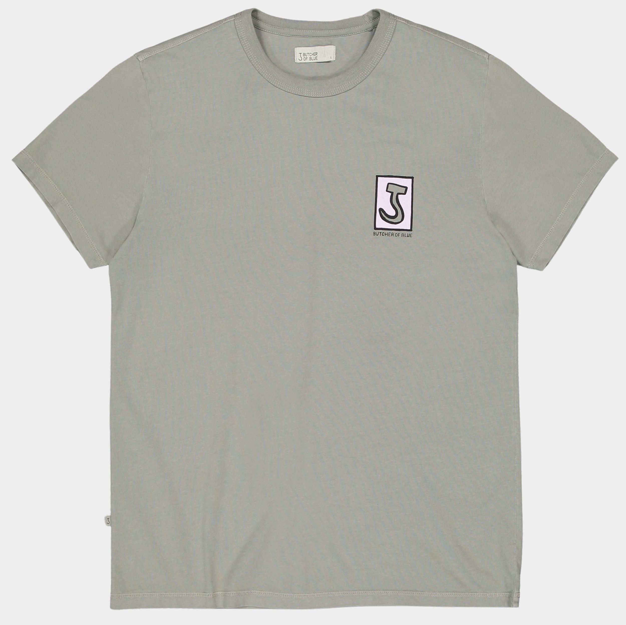 Butcher of Blue T-shirt korte mouw Grijs Army Lt Spare Tee M2512053/907