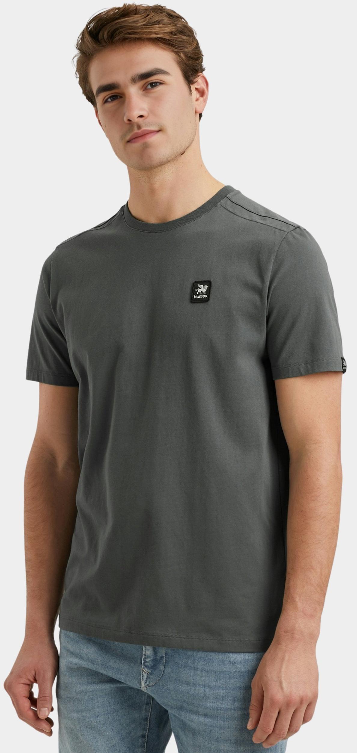 Vanguard T-shirt korte mouw Blauw Short sleeve r-neck cotton el VTSS2504532/9076