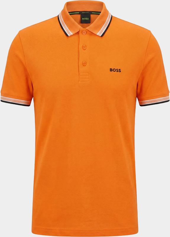 BOSS Green Polo korte mouw Oranje Paddy 10241663 01 50469055/822