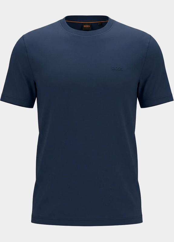 BOSS Orange T-shirt heren Blauw Te_interlock 10262456 01 50554790/464