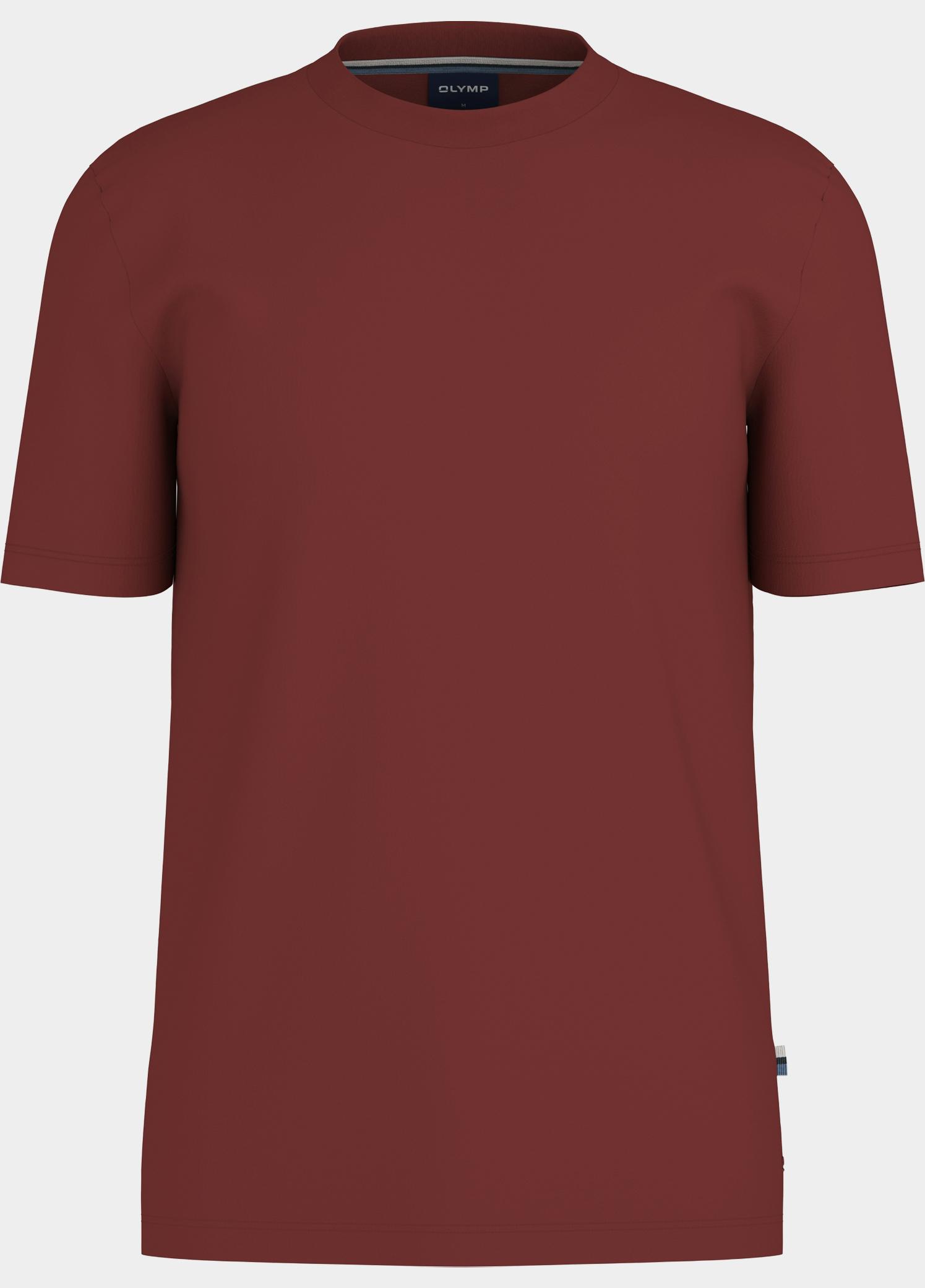 Olymp T-shirt heren Rood Basic T-Shirt 560222/38