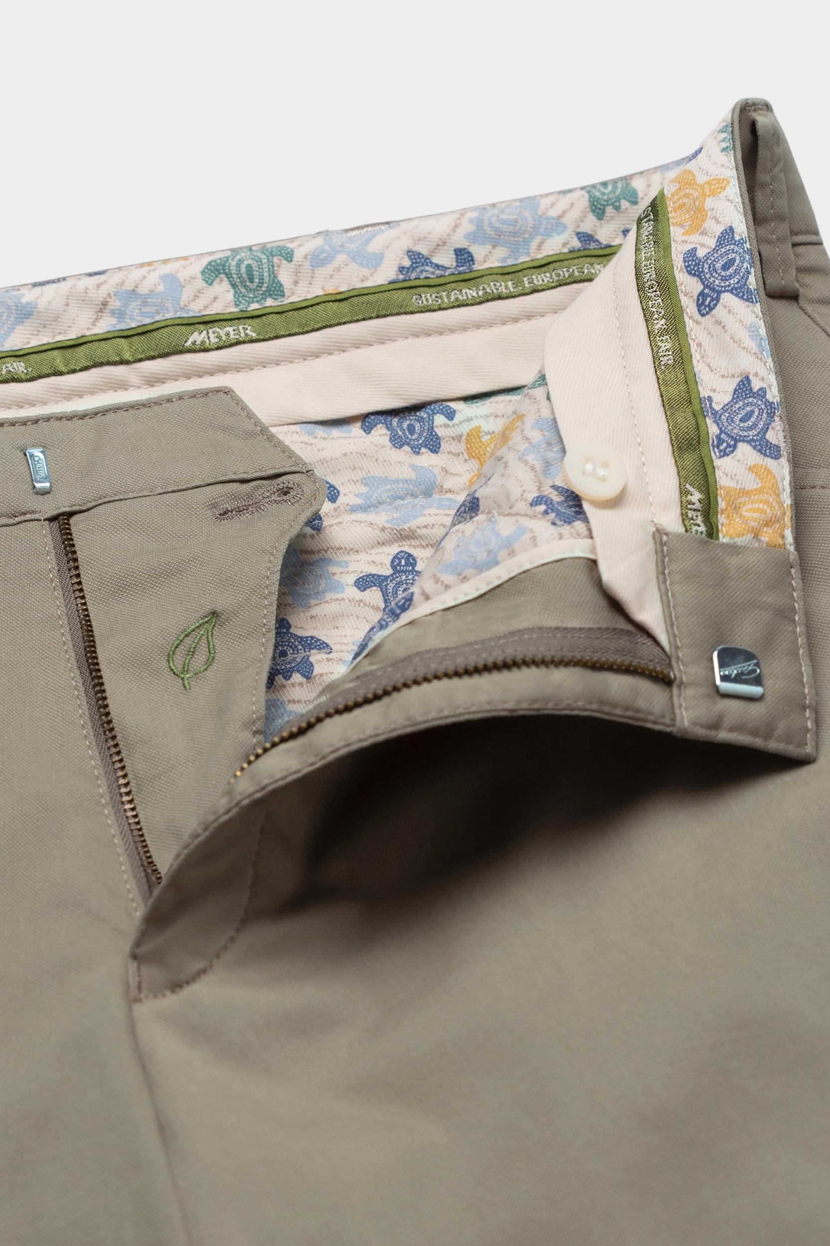 Meyer Katoenen Broek Bruin CHICAGO Art.1-5060 3321506000/35