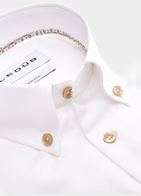 Ledub Business hemd lange mouw Wit  0143351/910-630-000