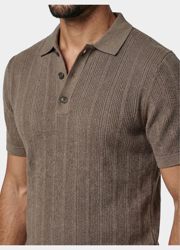 Innocente Polo heren Bruin  328/Coffee