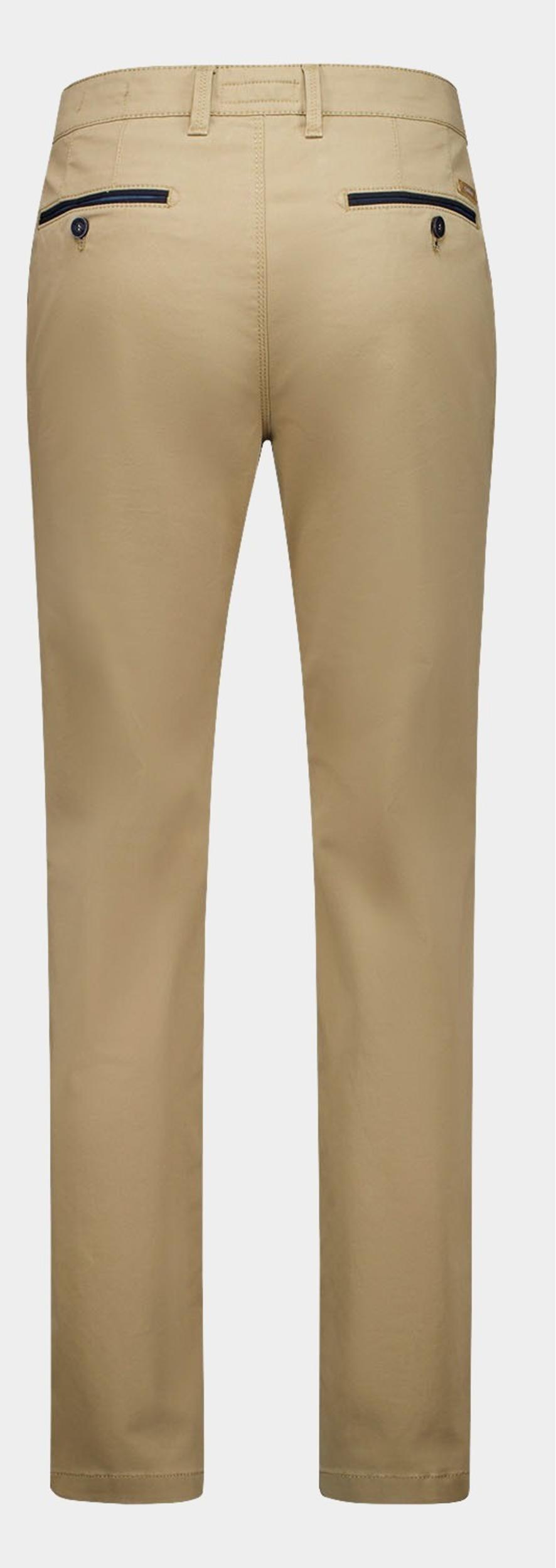 Gardeur Katoenen Broek Beige Flatfront modern fit BENNY-3 417861/1017