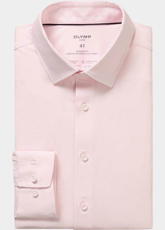 Olymp Zakelijk overhemd heren Roze Luxor 24/Seven 120264/31