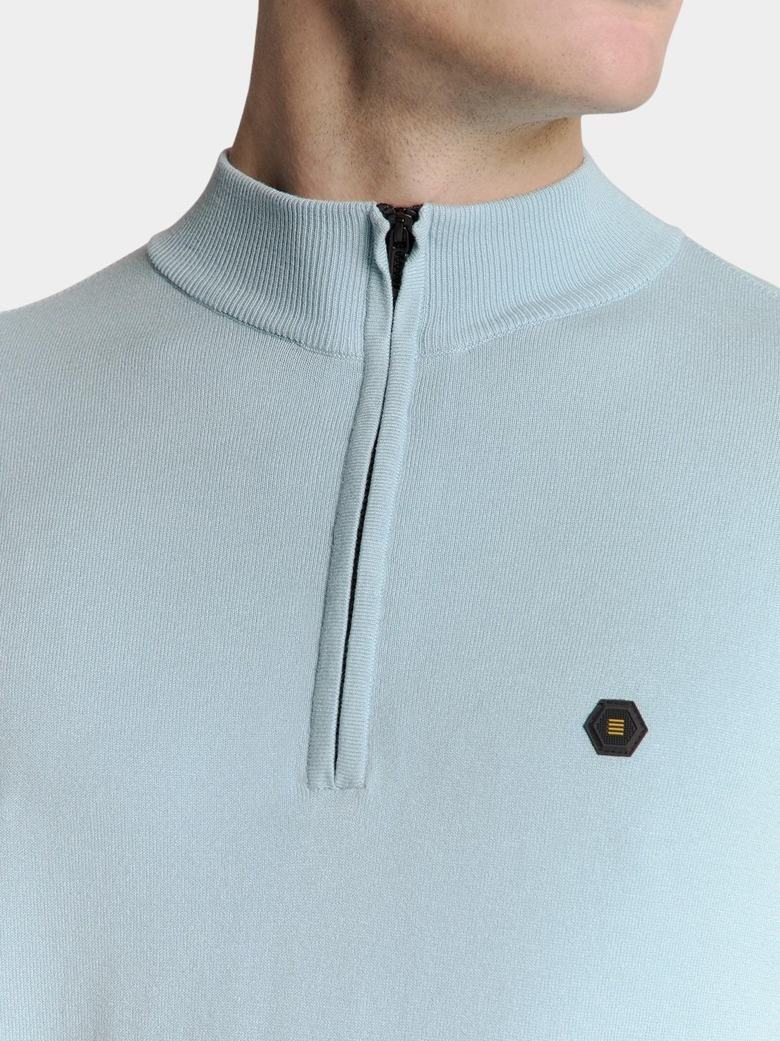 No Excess Half Zip Blauw  27210106SN/151
