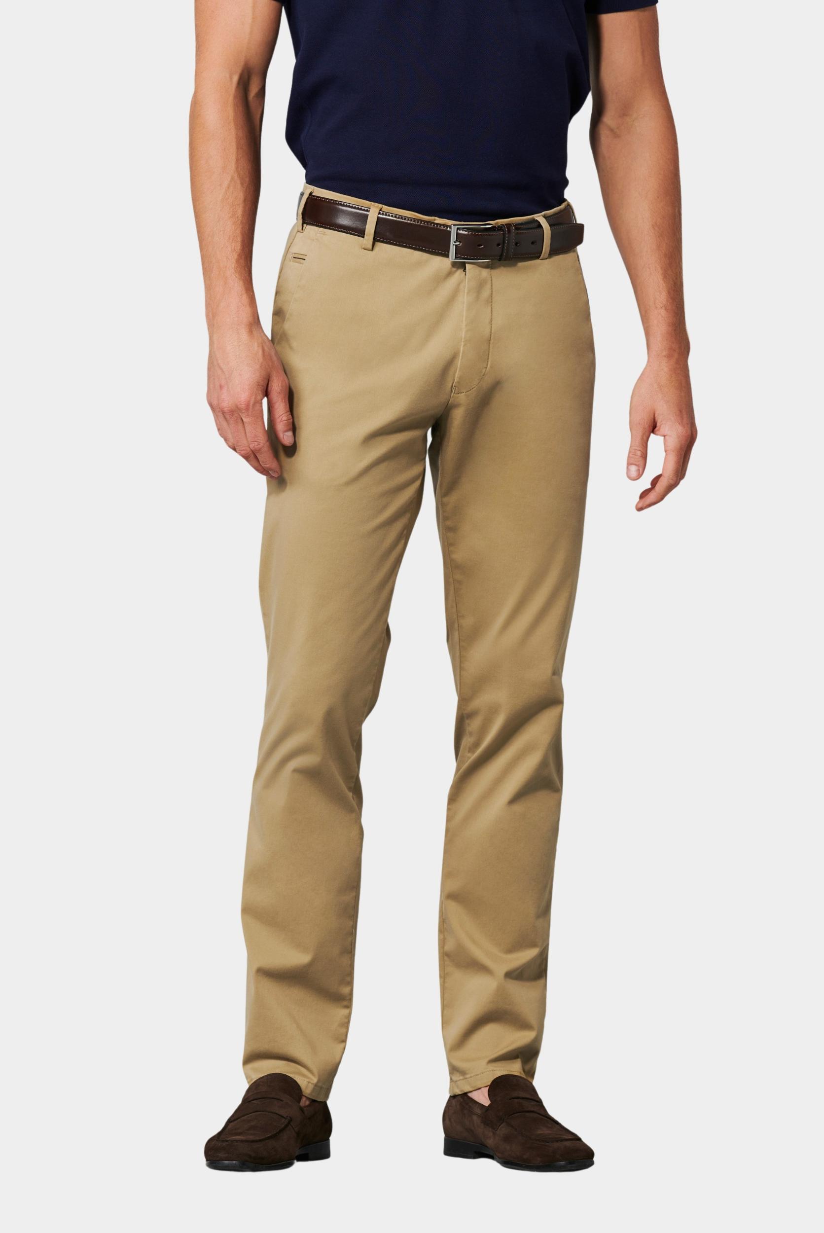 Meyer Katoenen Broek Bruin BONN Art.1-8096 1021809600/43
