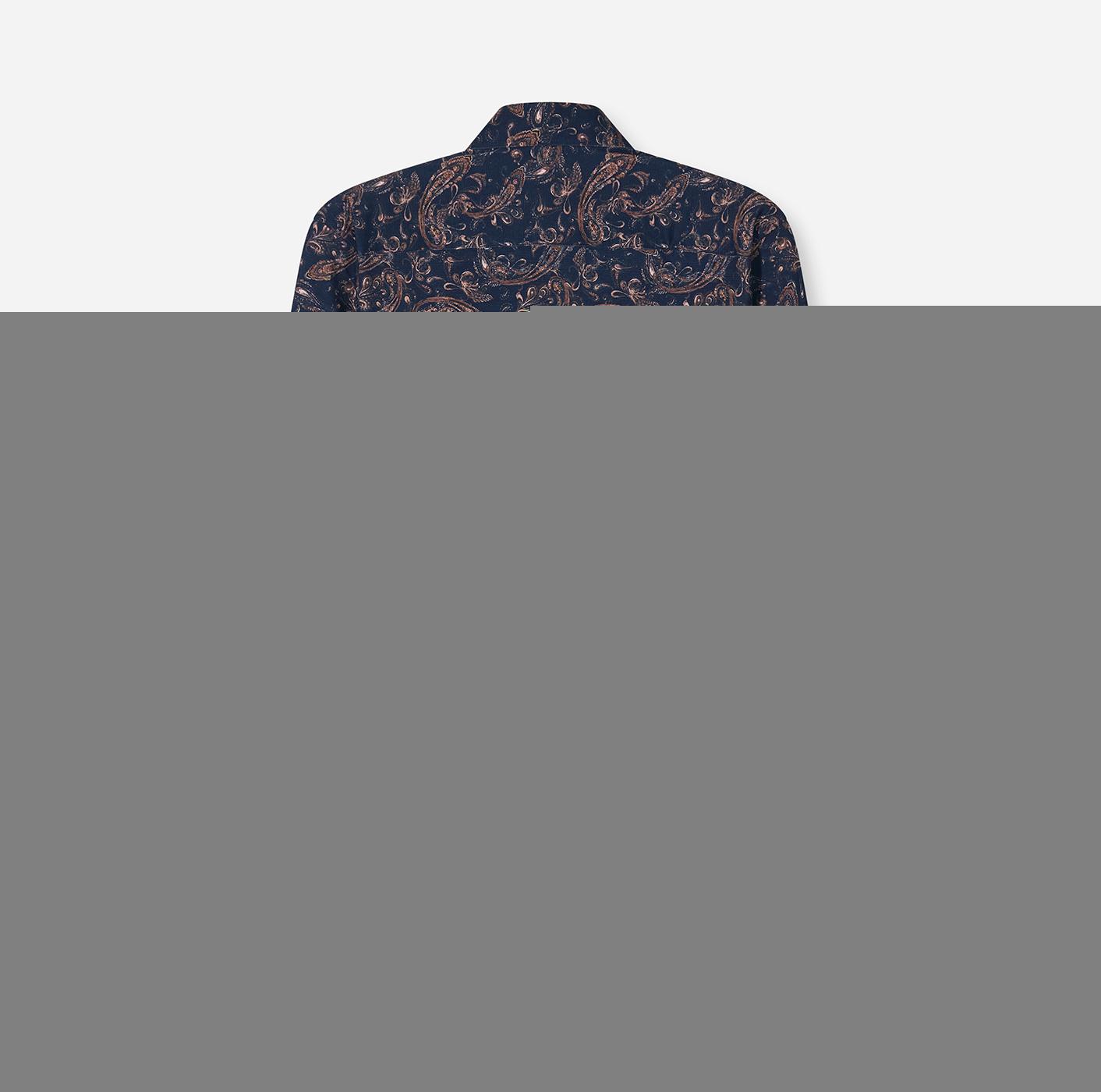 Olymp Business hemd lange mouw Blauw 132284-Hemden 132284/18