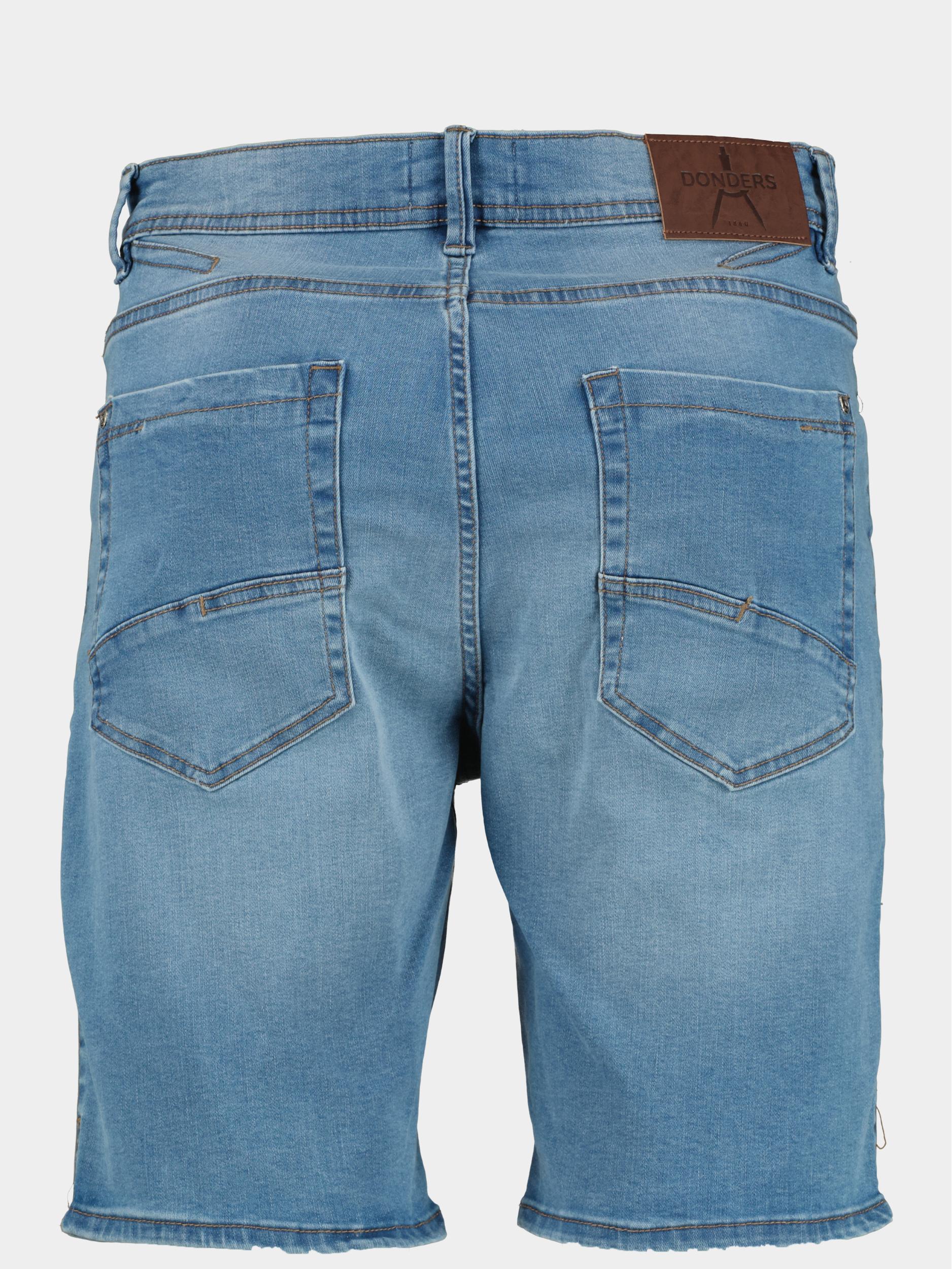 Donders 1860 Korte Broek Blauw Jeans Short 76759/730