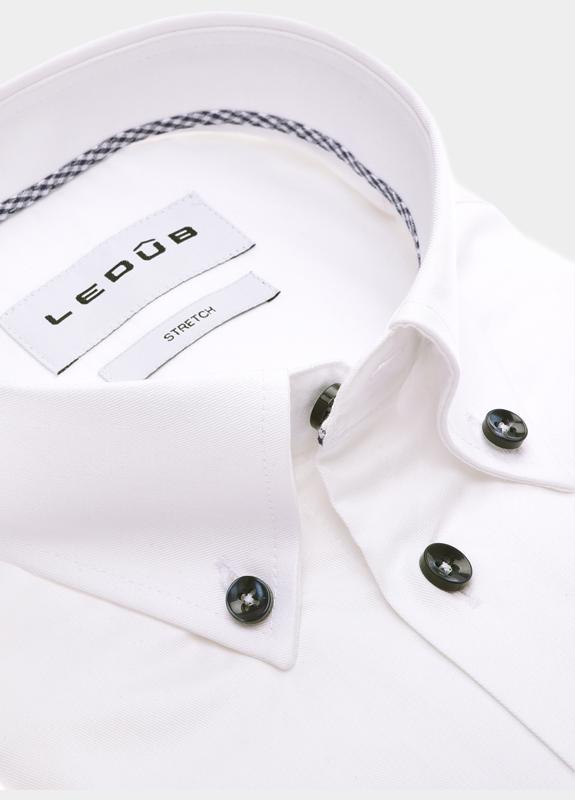 Ledub Business hemd lange mouw Wit  0702111/910-190-000