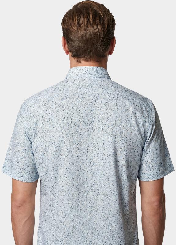 R.B. Boston overhemd korte mouw heren Multi Marshall SS Button Down 616670/604