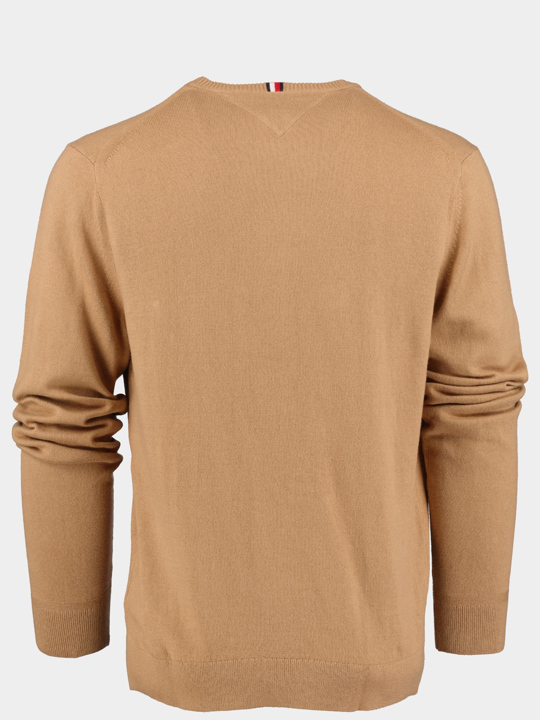 Tommy Hilfiger Pullover Beige Pima Org Ctn Cashmere Crew nec MW0MW28046/GW8