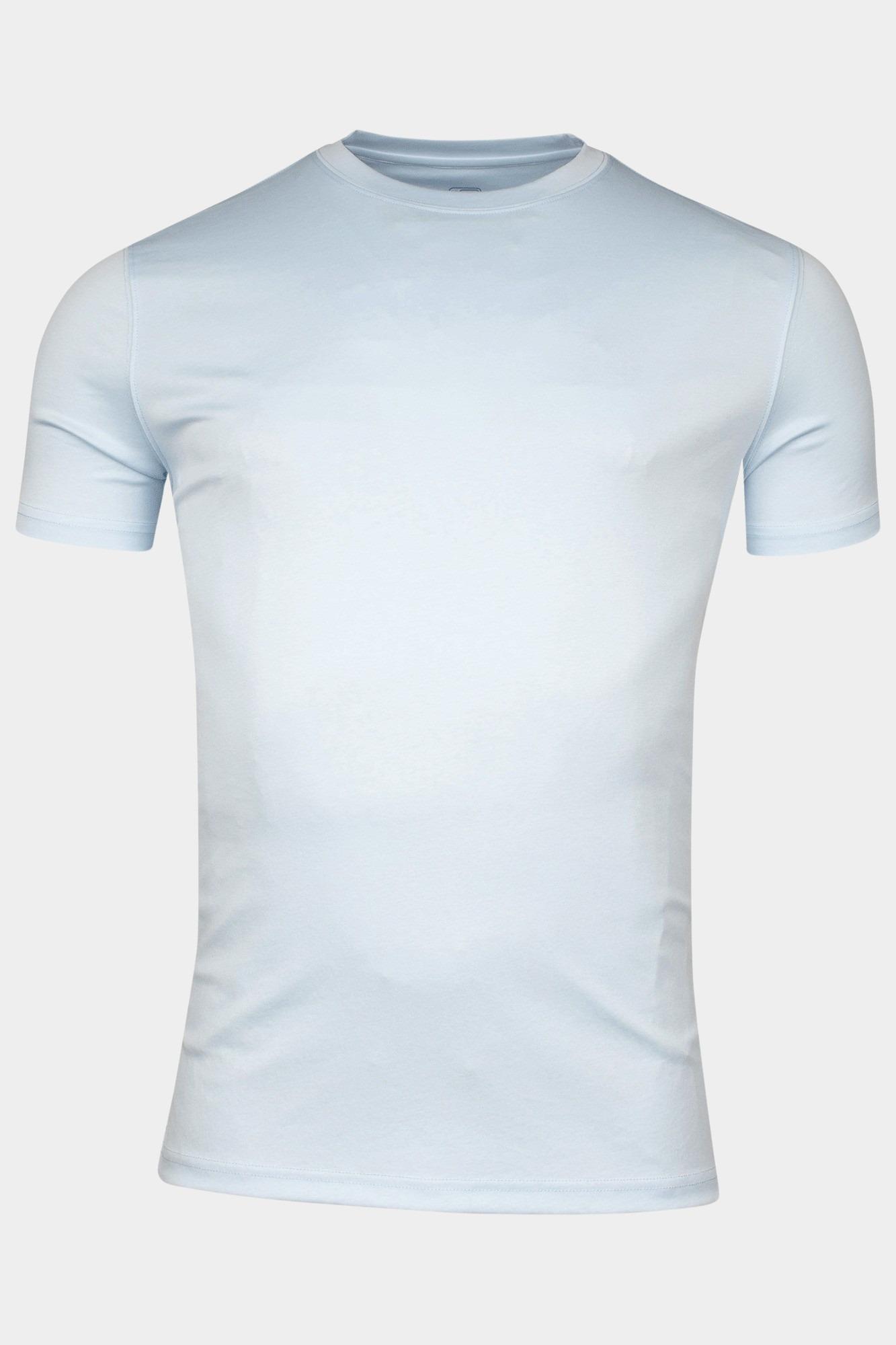 Giordano T-shirt korte mouw Blauw Luca T-shirt short sleeve Liq NOS5078/61