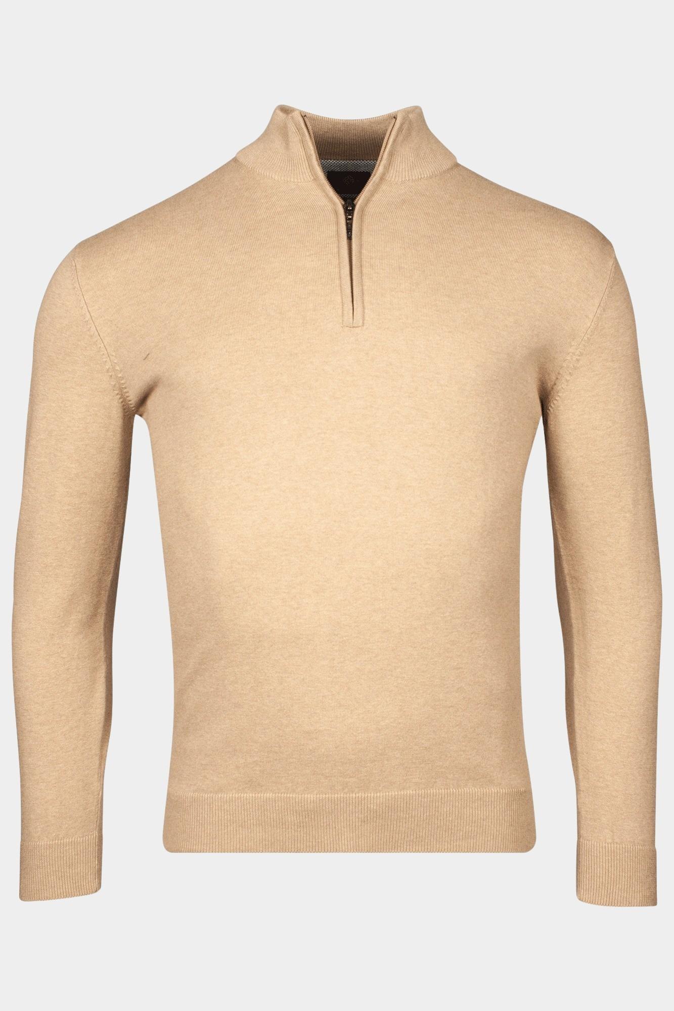 Baileys Half Zip Beige Pullover 1/2 zip  Pima Cotton 518400/825