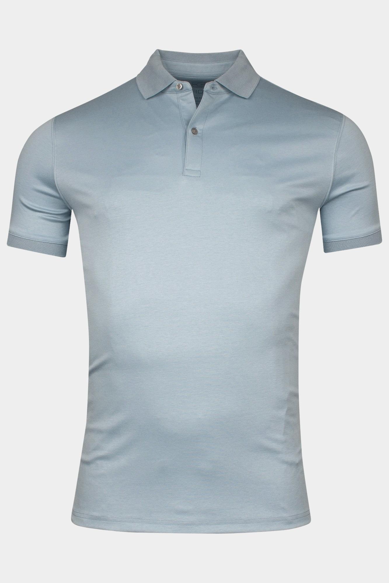 Giordano Polo korte mouw Blauw Lino short sleeve polo Liquid 516578/62