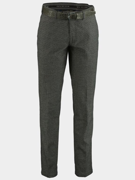 F043 Wollen Pantalon Grijs Flat Front Wool 2021.1.39.021/700