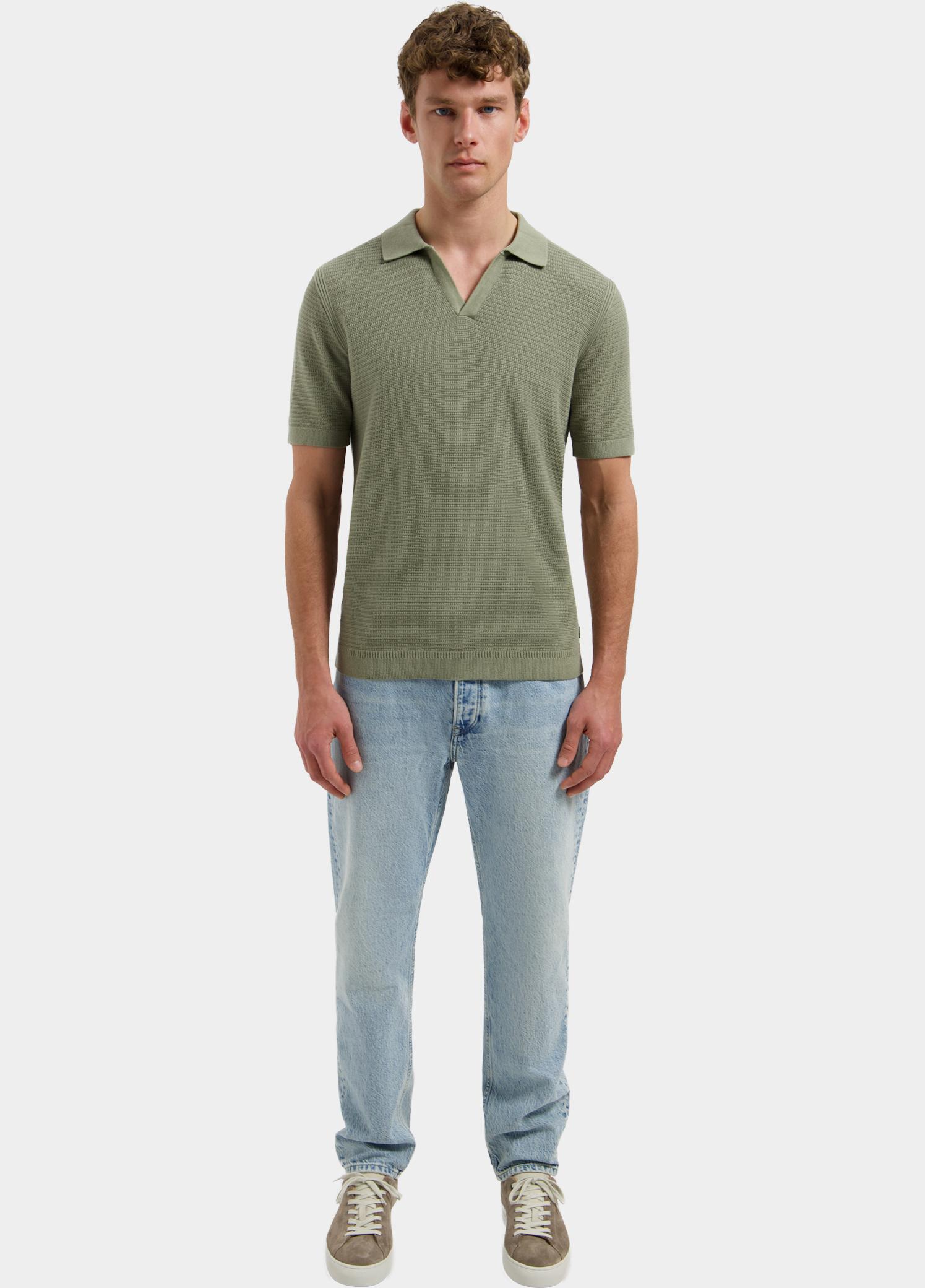 Dstrezzed Polo korte mouw Groen Kostas Polo 421018/564
