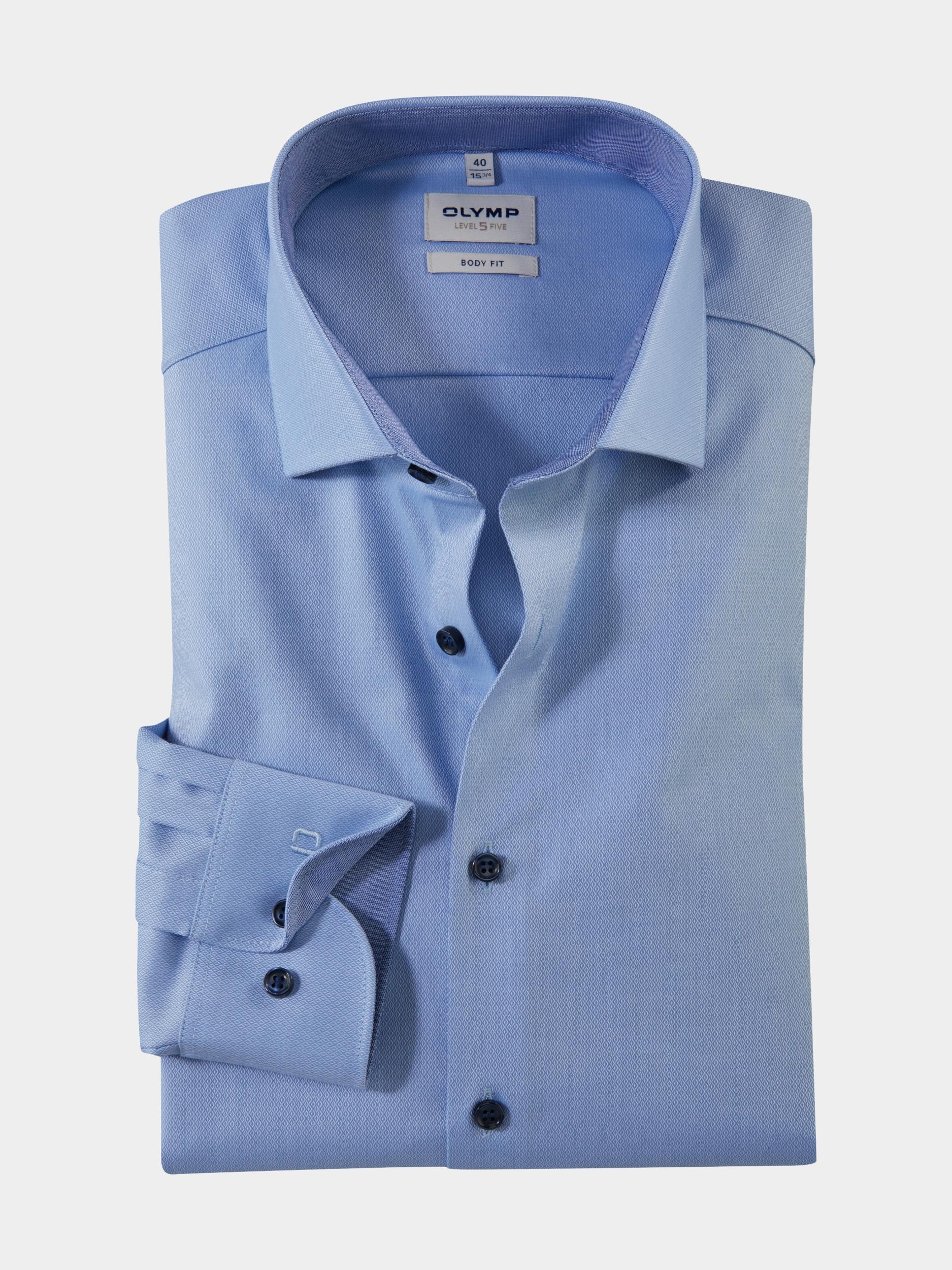 Olymp Business hemd lange mouw Blauw 0531/64 Hemden 053164/11