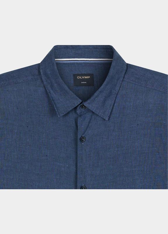 Olymp Overhemd extra lange mouw Blauw Casual 404019/19