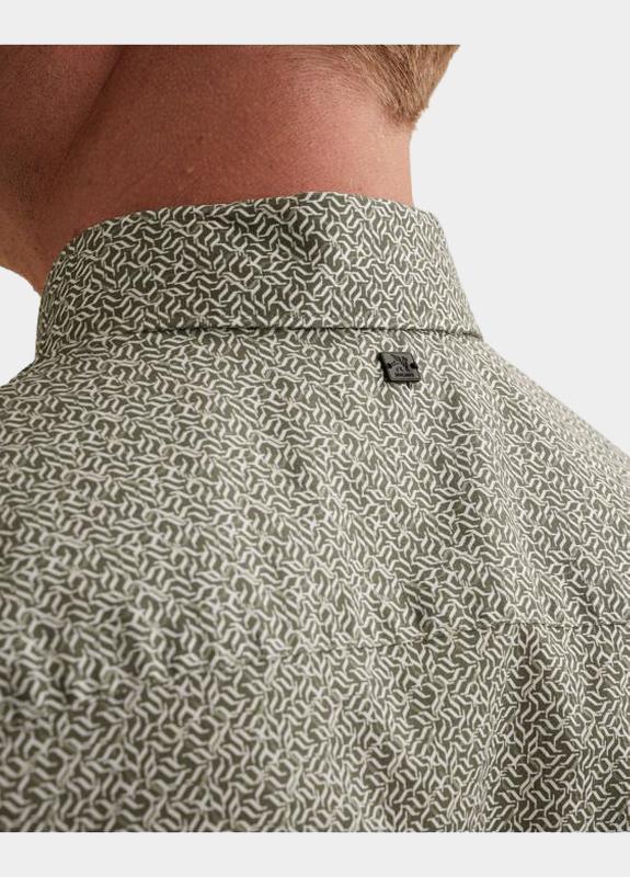 Vanguard Casual hemd lange mouw Groen LONG SLEEVE SHIRT Print on Po VSI2603221/6495