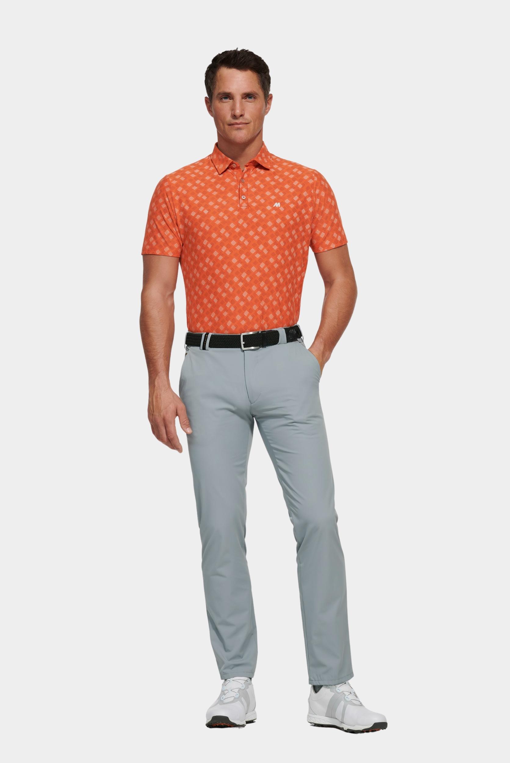 Meyer Polo korte mouw Bruin PHIL Art.9-9008 9539900800/45