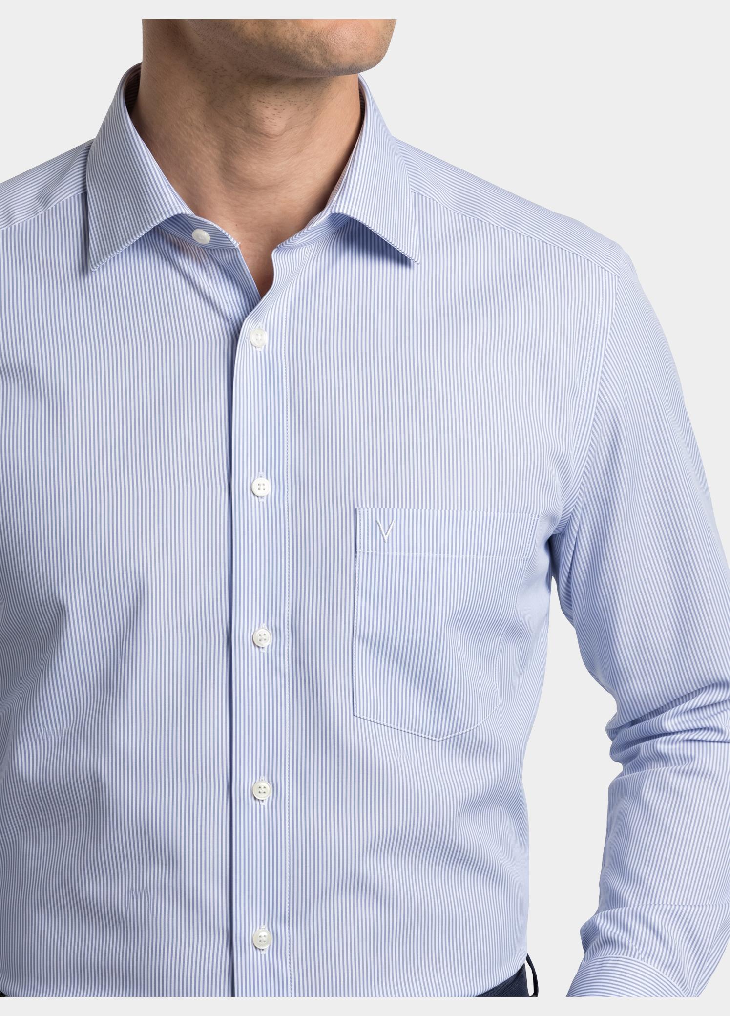 Marvelis Business hemd lange mouw Blauw  775464/15