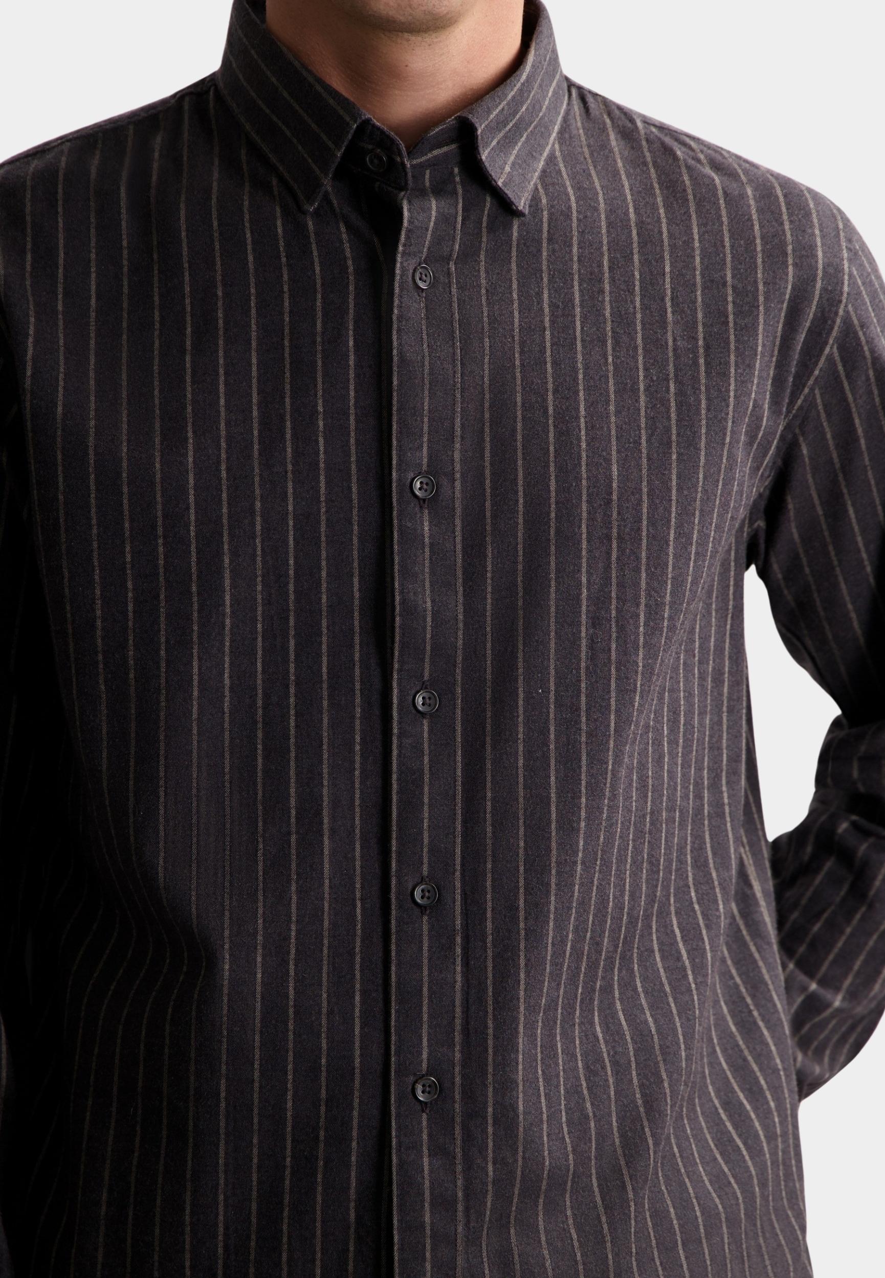 Dstrezzed Casual hemd lange mouw Zwart Anthony shirt 303876/995
