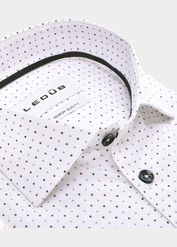 Ledub Business hemd lange mouw Wit  0143290/911-180-000