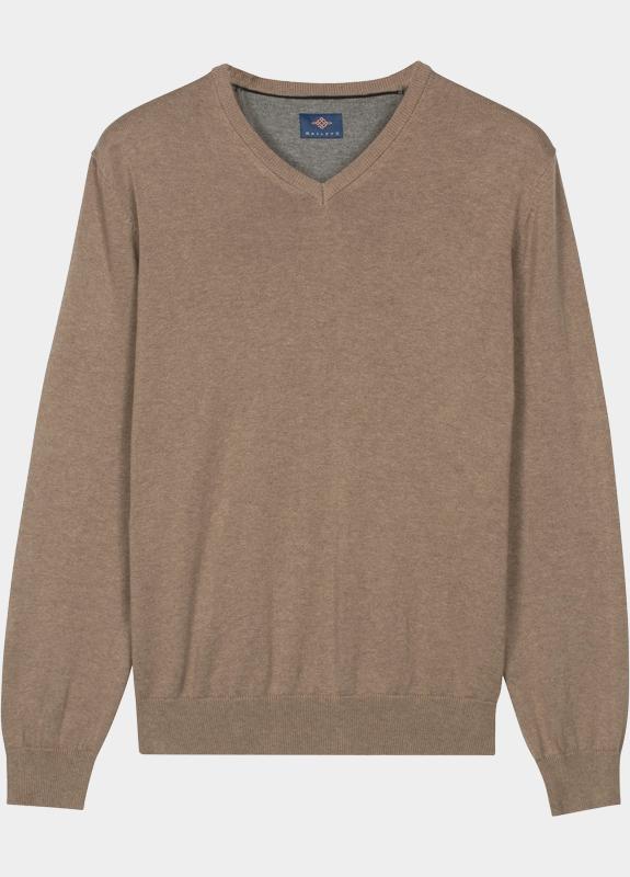 Baileys Pullover Bruin V-Neck Pullover 12gg, single 528100CCT-3/865