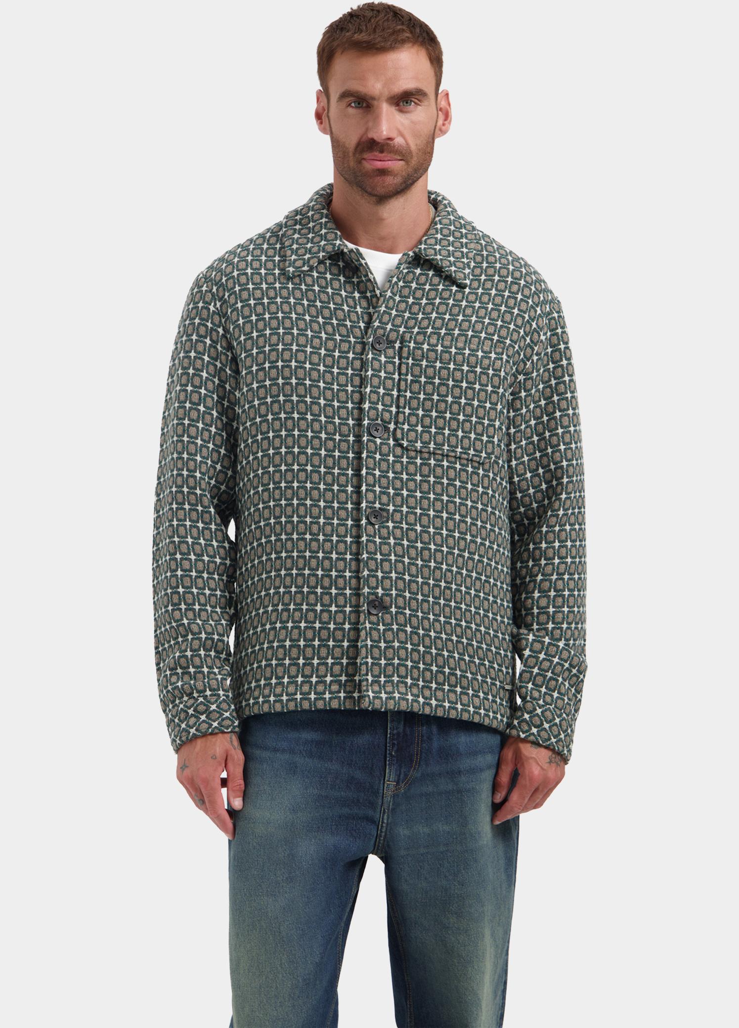 Dstrezzed Overshirt Bruin Lino Golfball Overshirt 155514/277