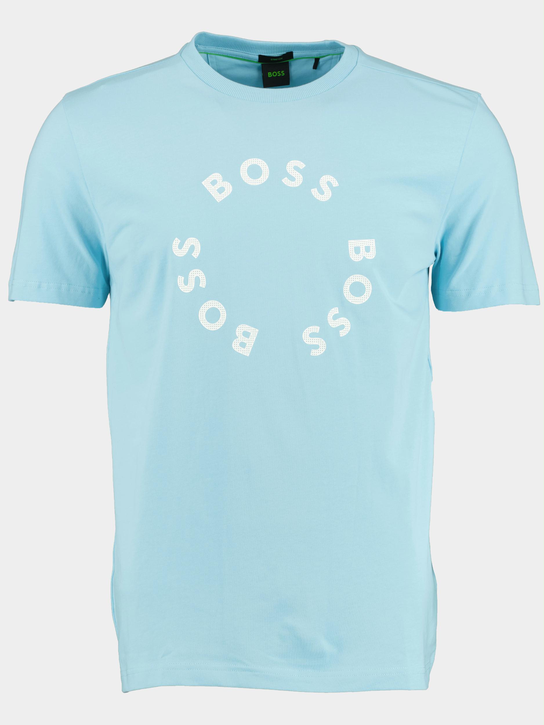 BOSS Green T-shirt korte mouw Blauw Tee 4 10194355 01 50488831/451