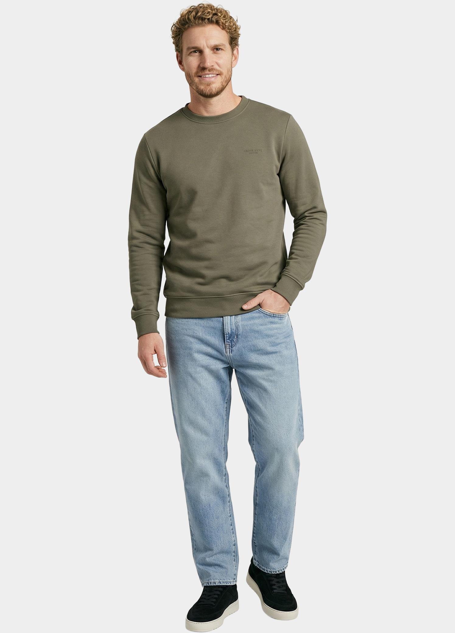 Cars Jeans Sweater Groen HENDRO SW Crew 63582/18