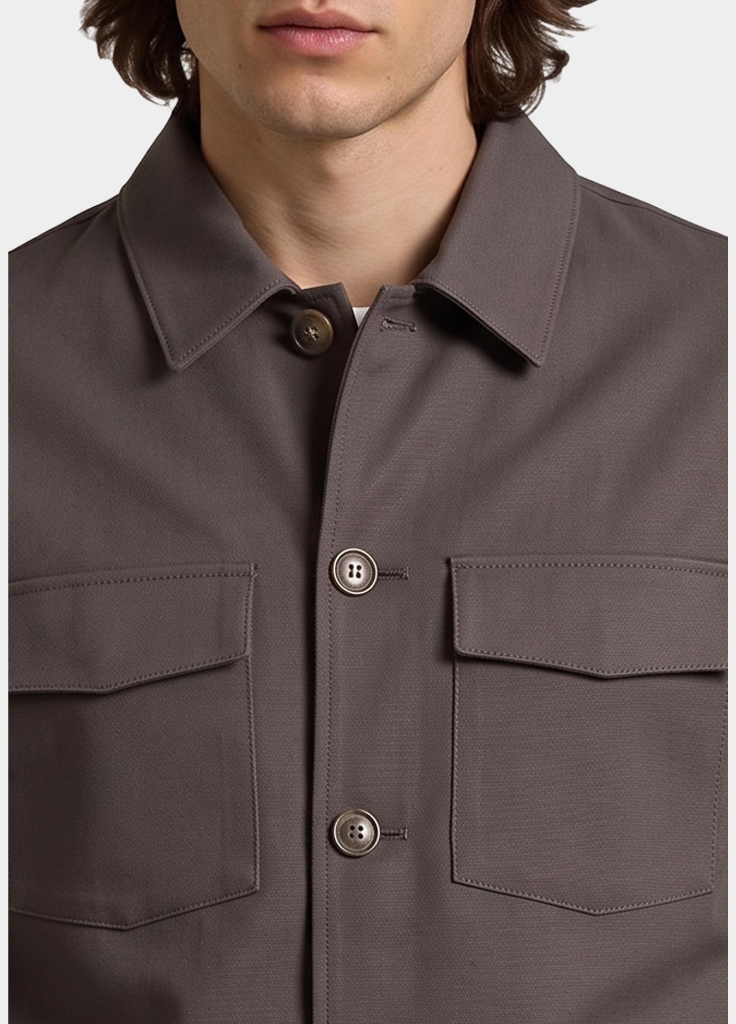 Born With Appetite Overshirt Bruin Matteo Shirtjacket BWA26314MA25/2004