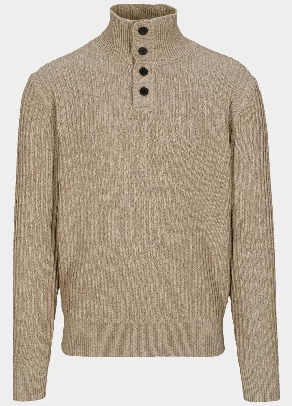Basefield Pullover Beige Troyer Pullover 219018510/246