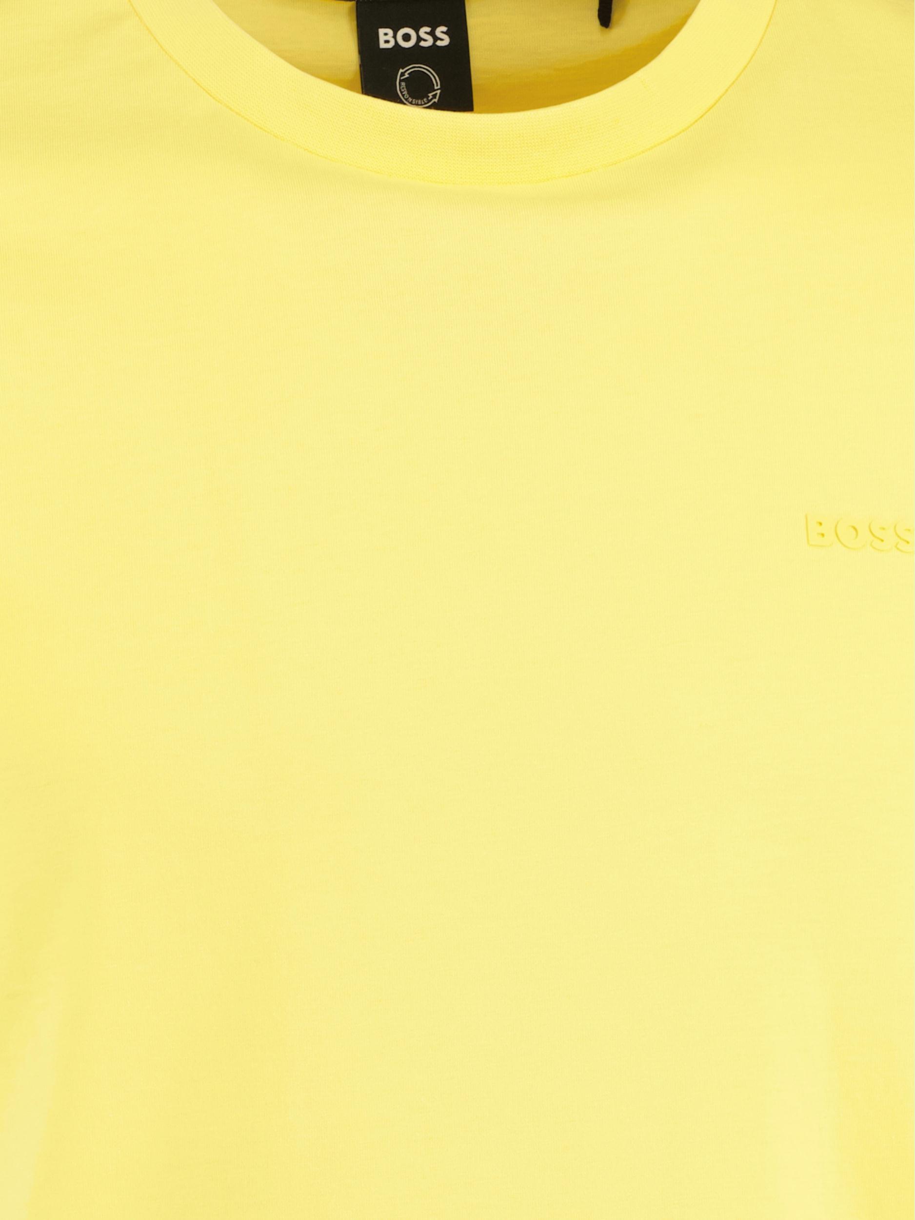 BOSS Black T-shirt korte mouw Geel Thompson 01 10241525 01 50468347/746