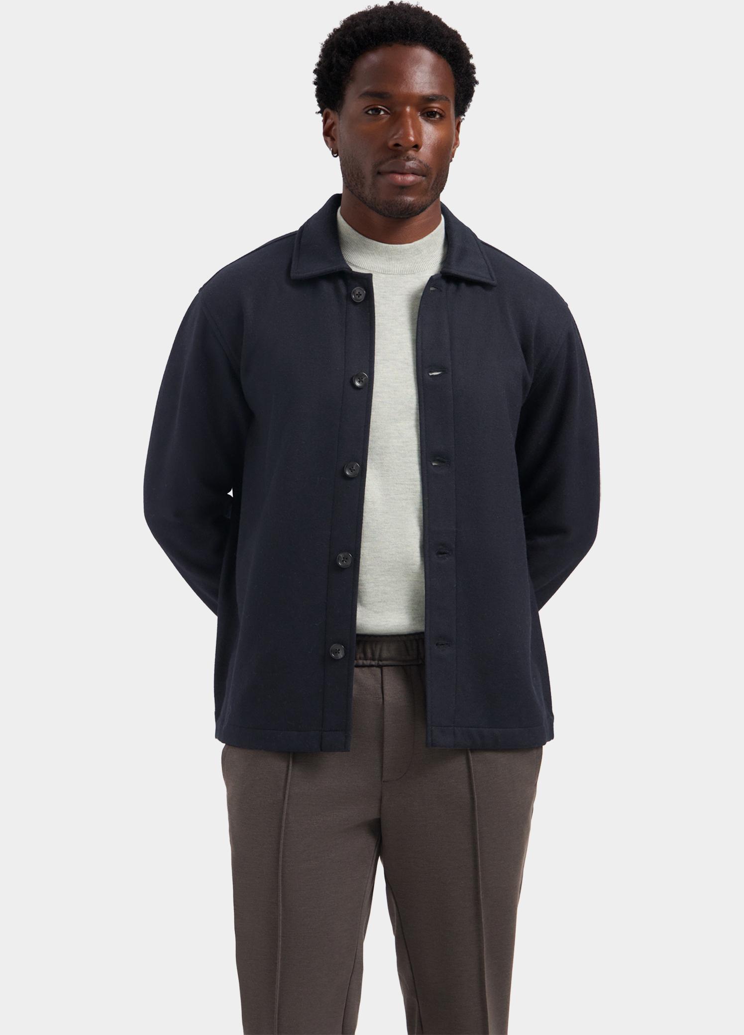 Dstrezzed Overshirt Blauw Callum Bonded Overshirt 155512/649