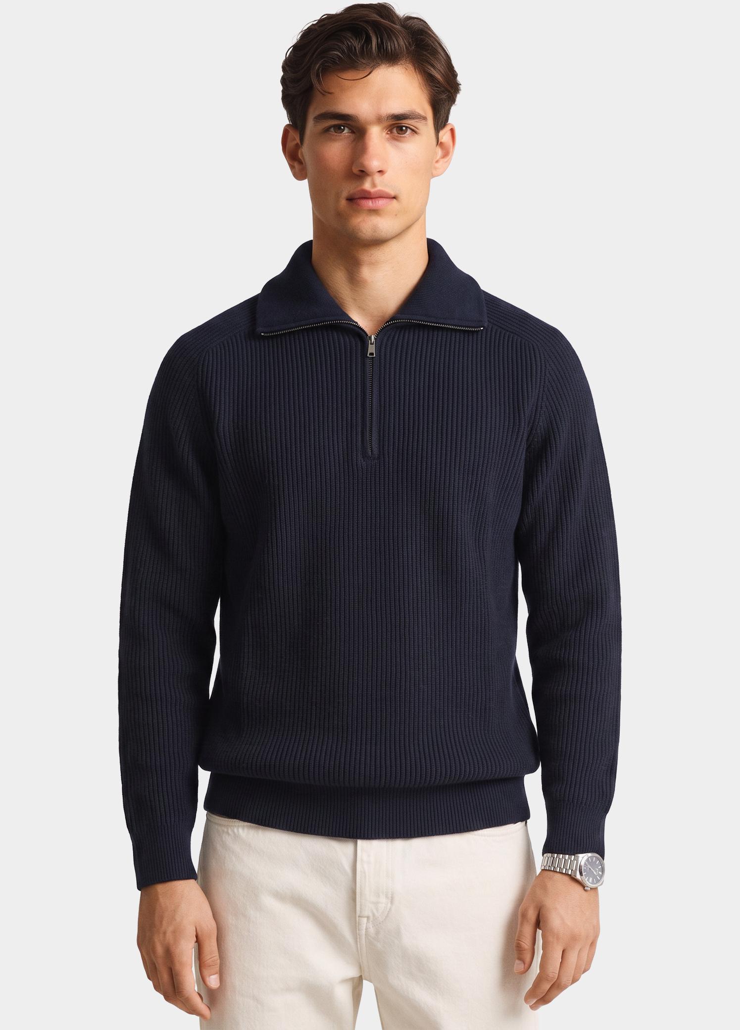 Profuomo Pullover heren Blauw  PPXJ30058/A