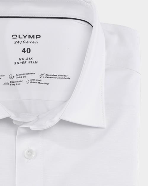 Olymp Business hemd korte mouw Wit 2503/72 Hemden 250372/00