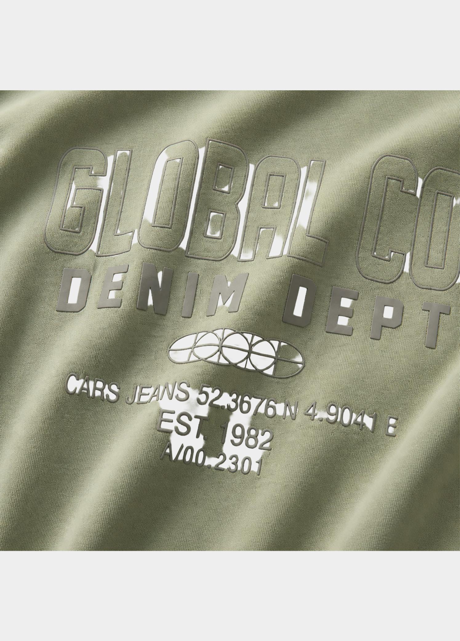 Cars Jeans T-shirt heren Groen Klive 64284/44