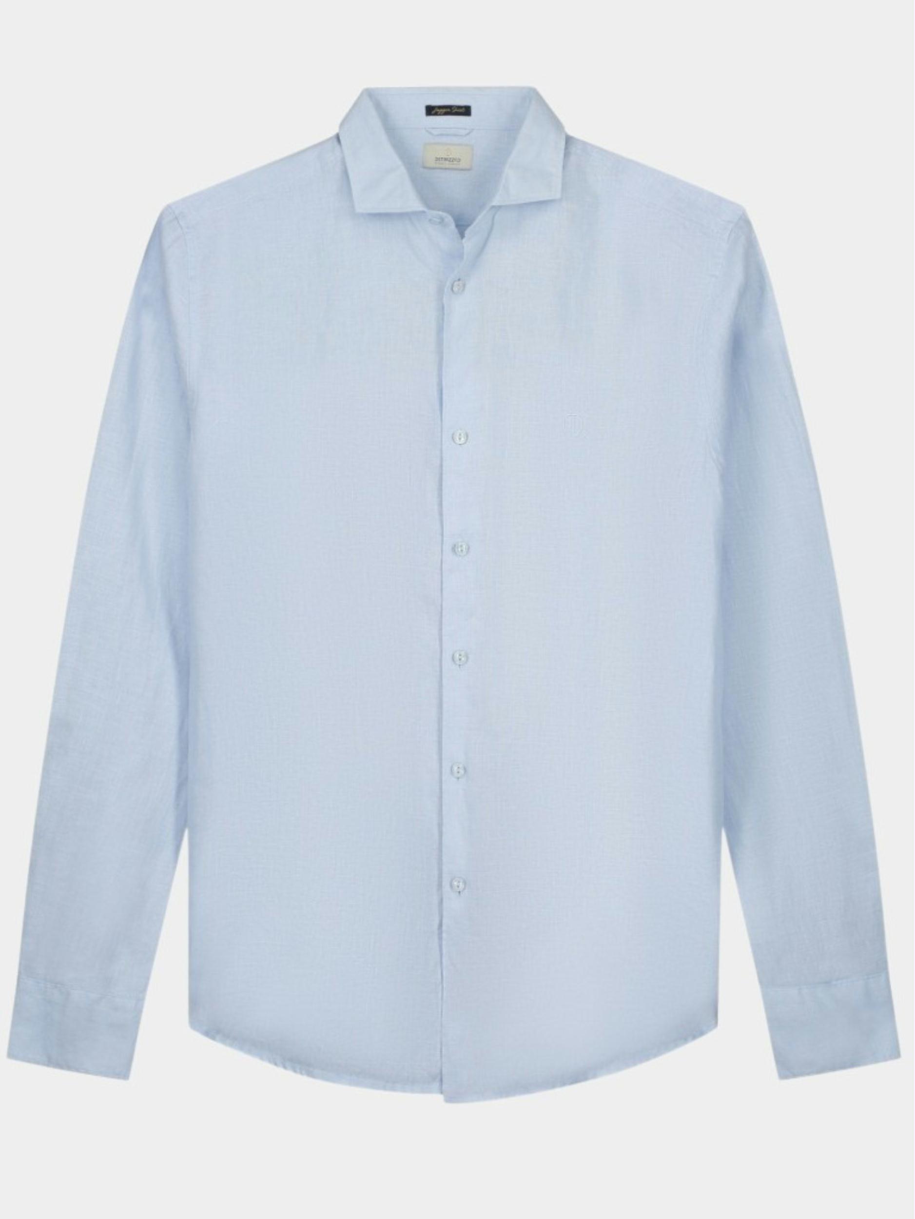 Dstrezzed Casual hemd lange mouw Blauw Jagger Shirt Linen 303710/646