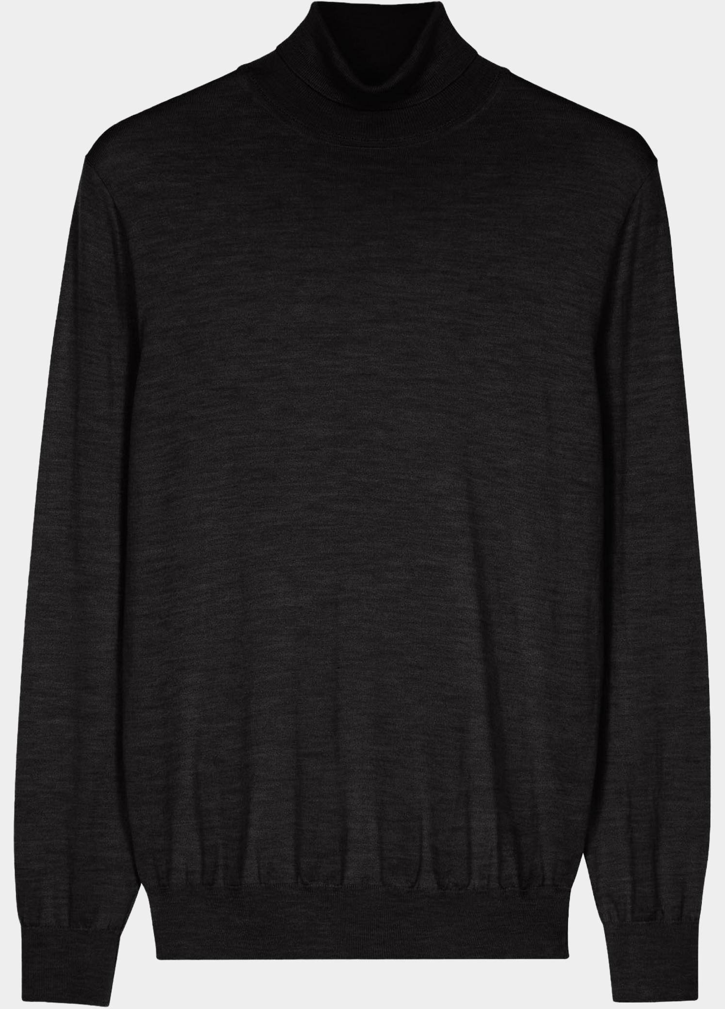 Baileys Coltrui heren Grijs High Neck Pullover 14gg Singl 620069/93