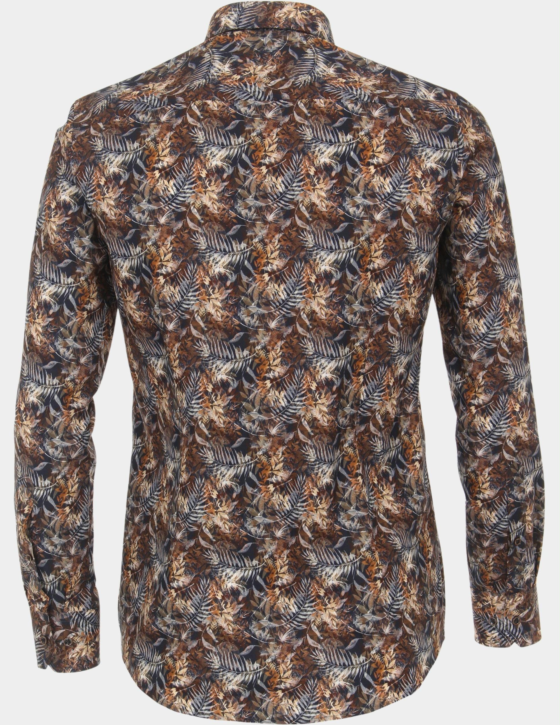 Venti Business hemd lange mouw Bruin U.B.D. Modern Fit 134012100/200