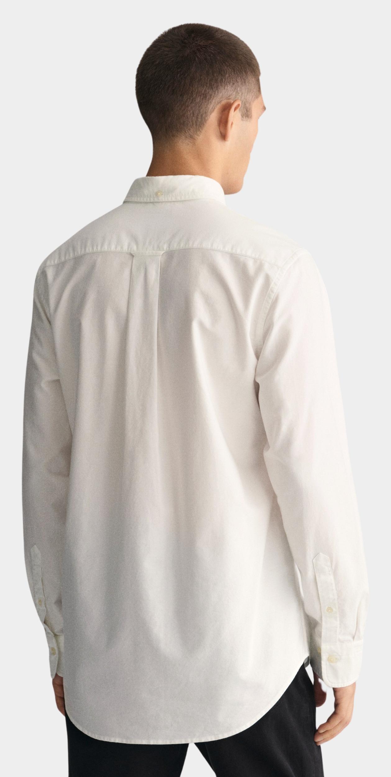 Gant Casual hemd lange mouw Wit Regular Fit Oxford 3000200/110